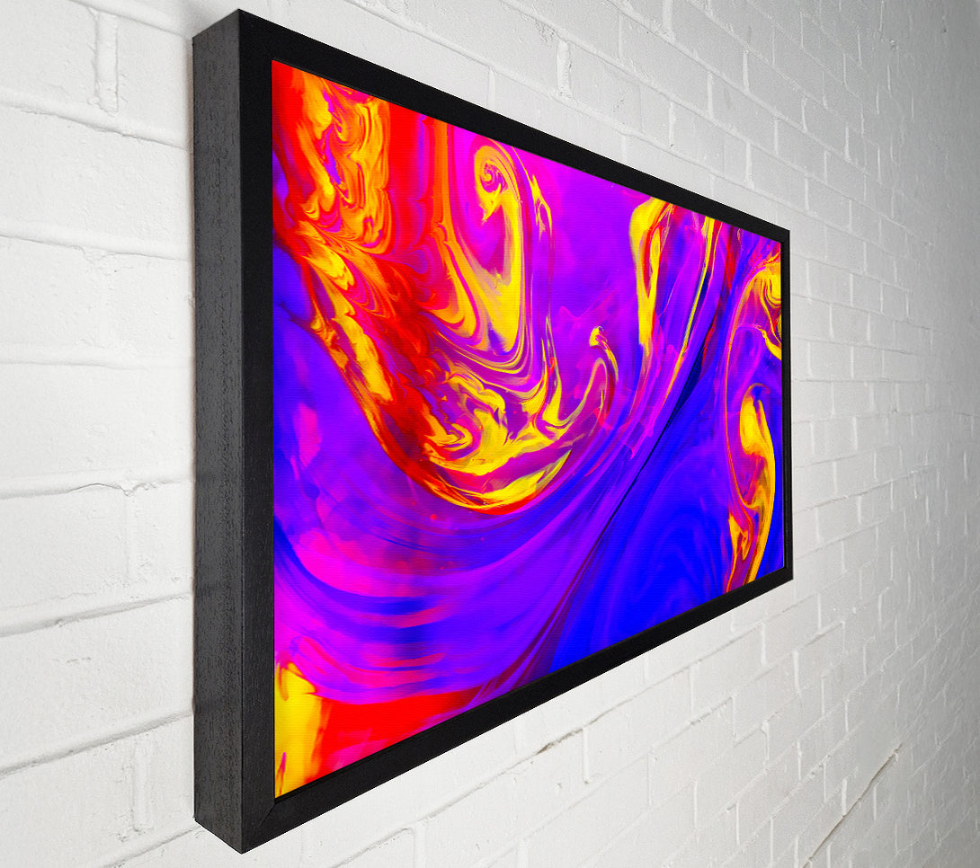  A Canvas Print of Energy Lines Canvas Print