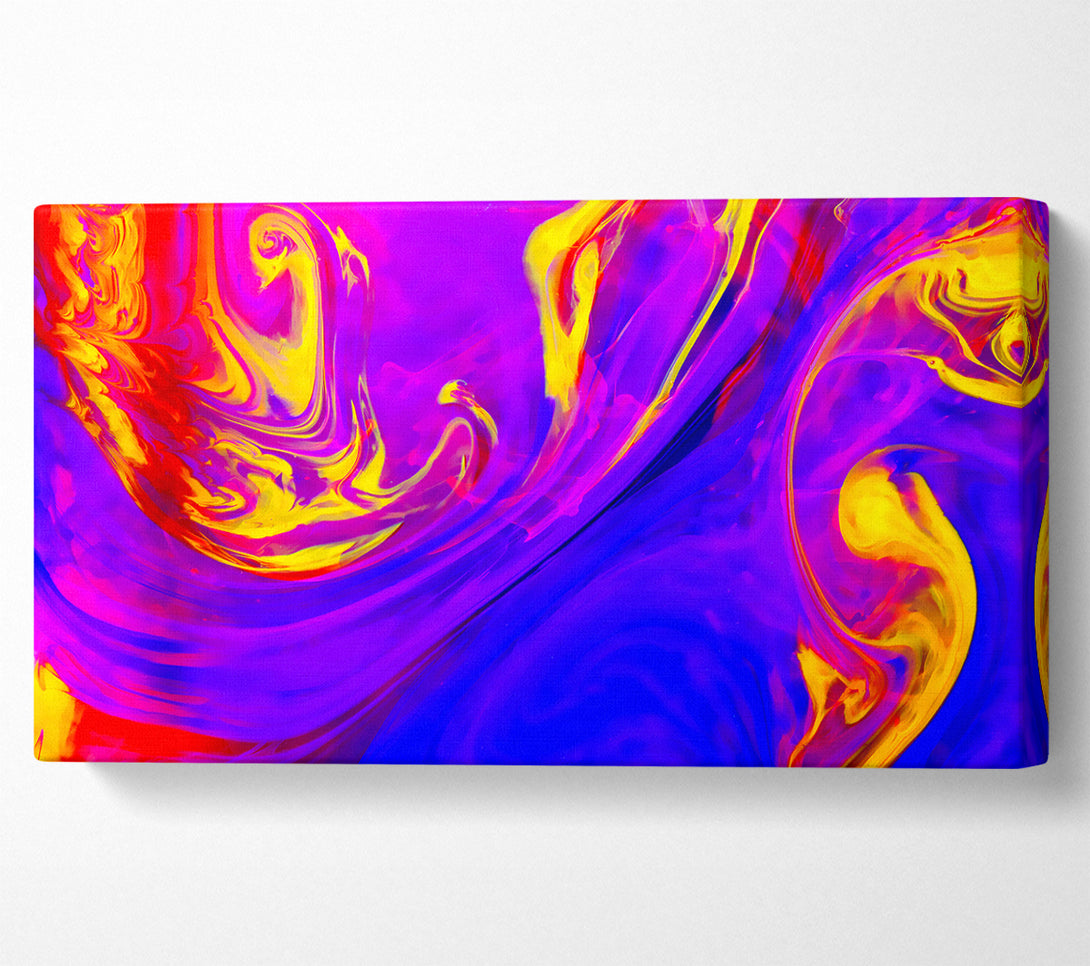  A Canvas Print of Energy Lines Canvas Print