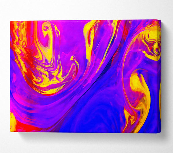  A Canvas Print of Energy Lines Canvas Print