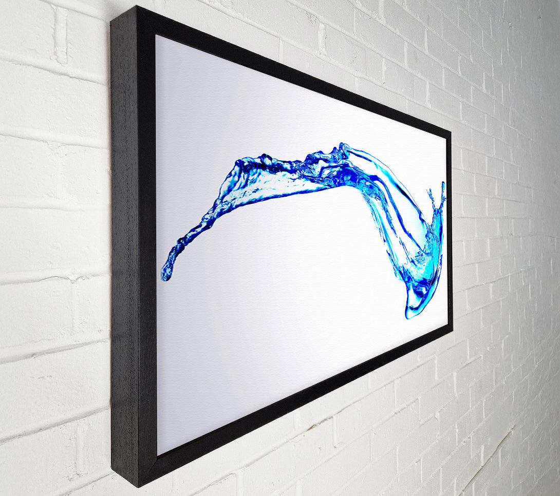  A Canvas Print of Erratic Water Splash Canvas Wall Art