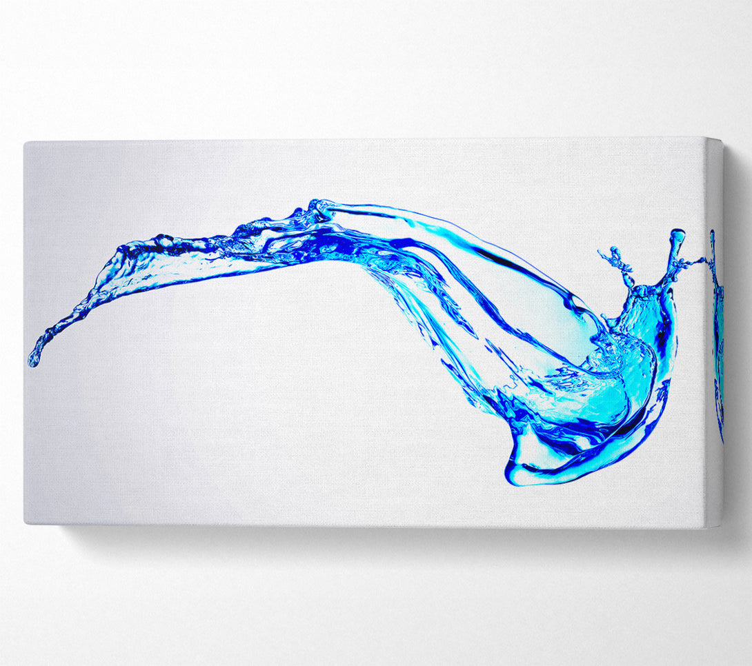  A Canvas Print of Erratic Water Splash Canvas Wall Art