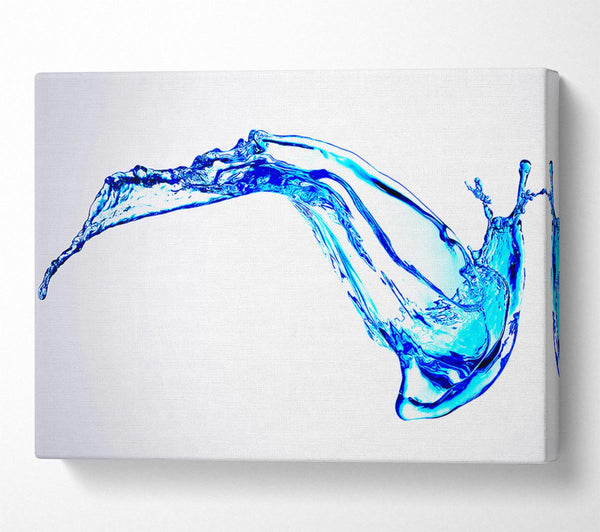  A Canvas Print of Erratic Water Splash Canvas Wall Art