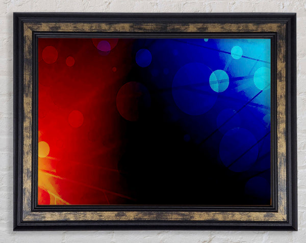 Fire And Water Framed Print