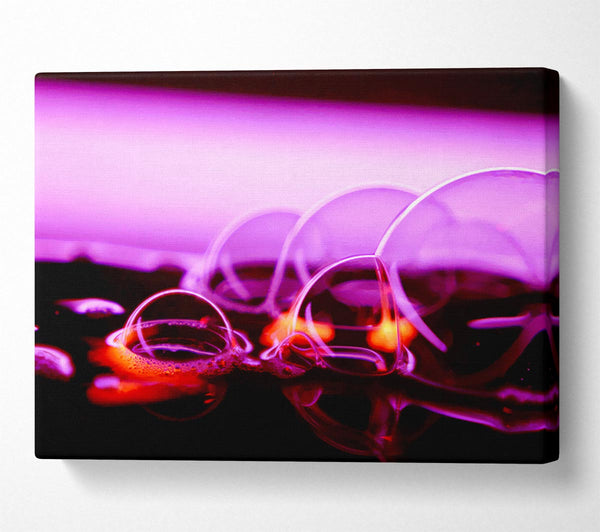  A Canvas Print of Fire Bubbles Canvas Art