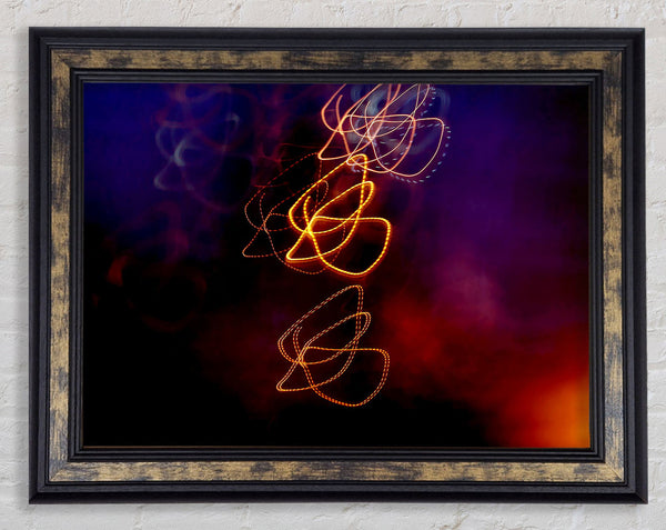 Fire Flies Framed Print