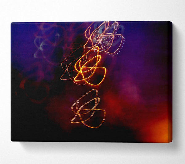  A Canvas Print of Fire Flies Canvas Print