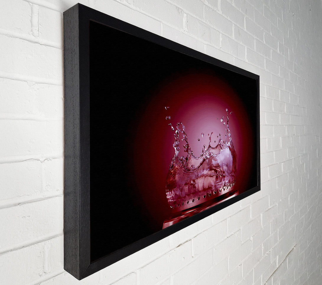  A Canvas Print of Flames Of Water Mulberry Canvas Print