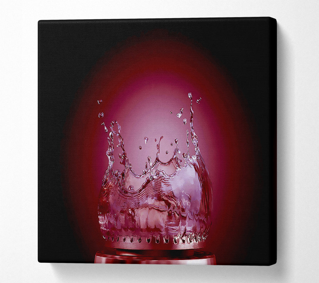  A Canvas Print of Flames Of Water Mulberry Canvas Print