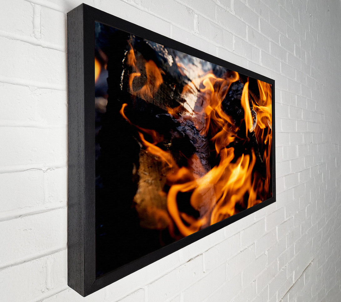  A Canvas Print of Flames Canvas Print