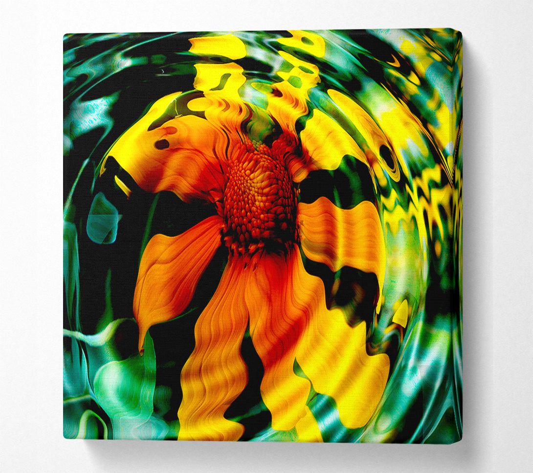  A Canvas Print of Flower Drop Canvas Wall Art