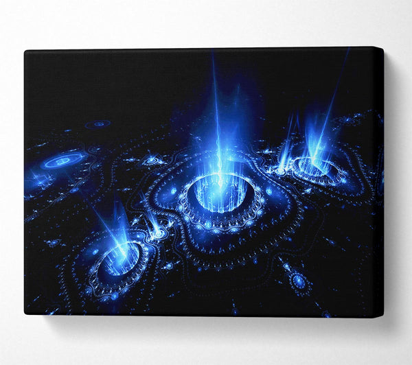  A Canvas Print of From Another Planet Canvas Wall Art