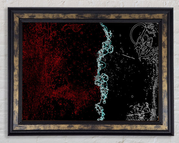 From Left To Right Framed Print