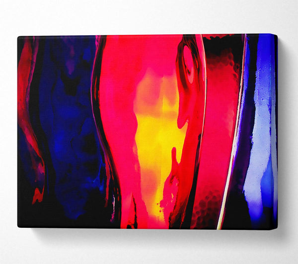  A Canvas Print of Glass Rainbow Canvas Print