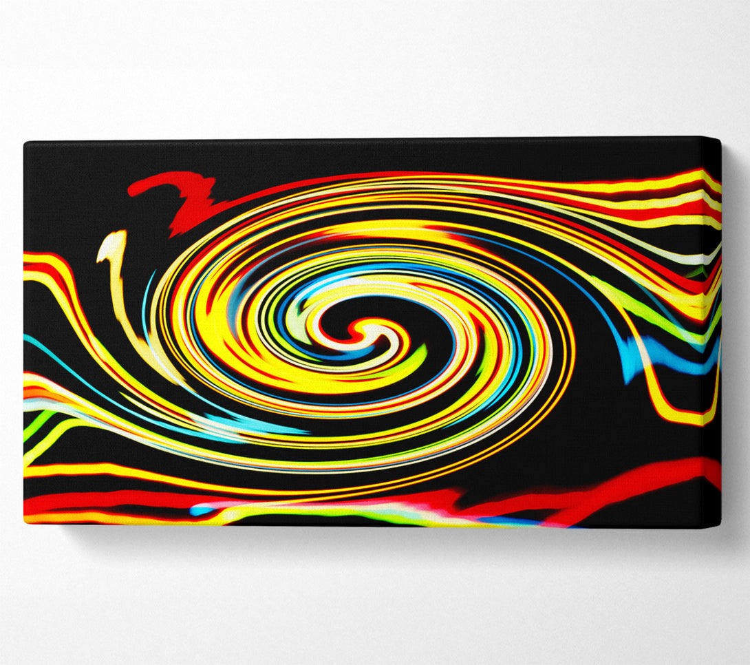  A Canvas Print of Golden Liquid Formation Canvas Wall Art