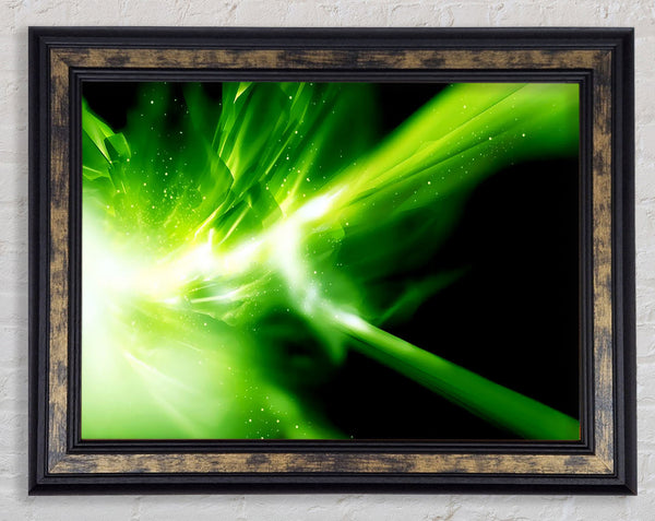 Green Infusion Framed Print