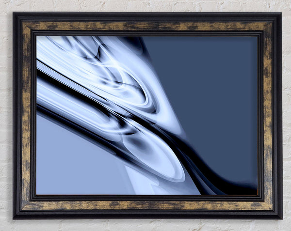 Grey Silk Framed Print