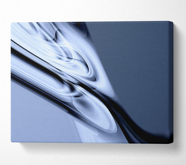  A Canvas Print of Grey Silk Canvas Print