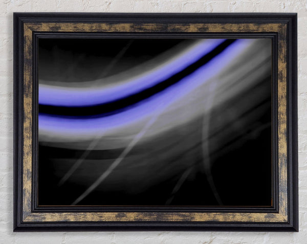 Grey Time Travel Framed Print