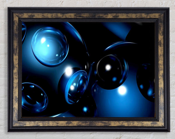 Ice Blue Framed Print