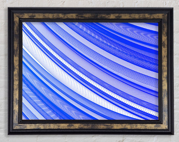 Ice Waves Framed Print