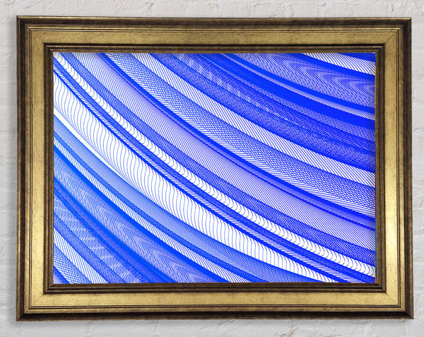 Ice Waves Framed Print