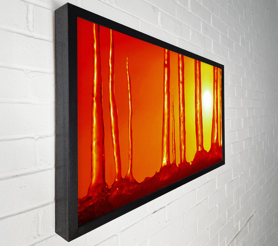  A Canvas Print of Icecap Sun Canvas Wall Art