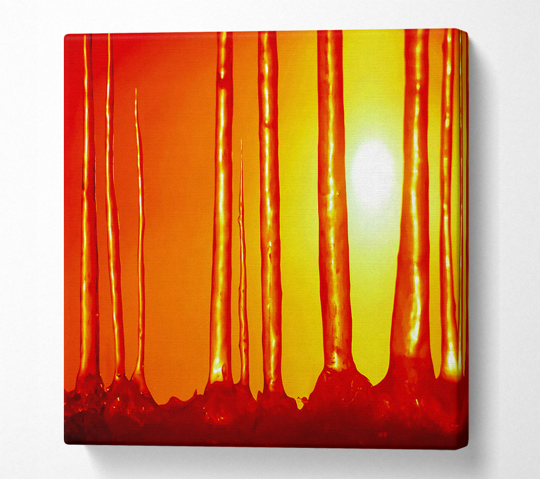  A Canvas Print of Icecap Sun Canvas Wall Art