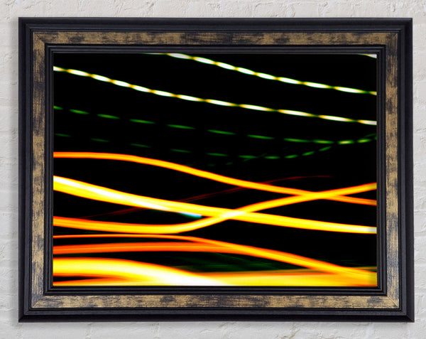 In-Between The Lines Framed Print