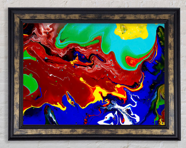 Infusion Of Colour Framed Print
