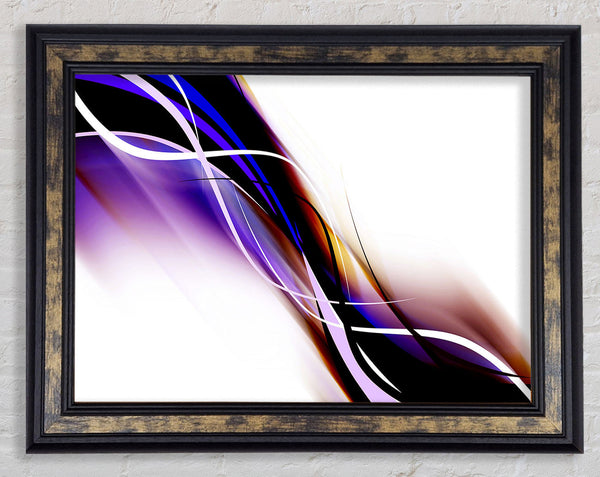 Intertwined Colours Framed Print