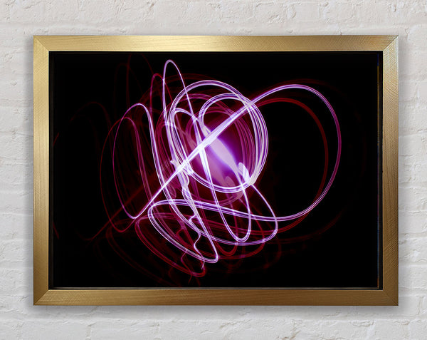 Laser Beams Framed Print