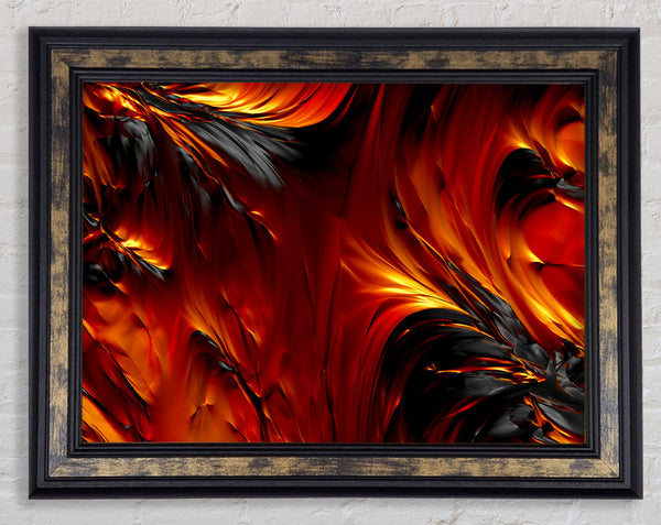Lava Beauty Framed Print