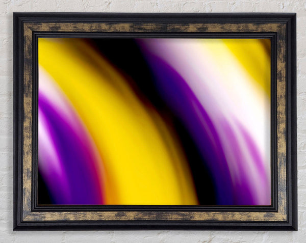 Lava Liquid Framed Print