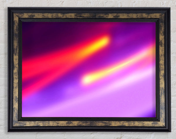 Light Orbs Framed Print