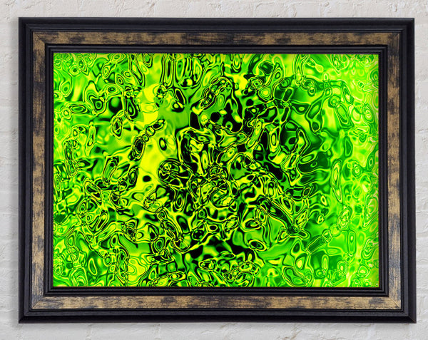 Lime Fizz Framed Print
