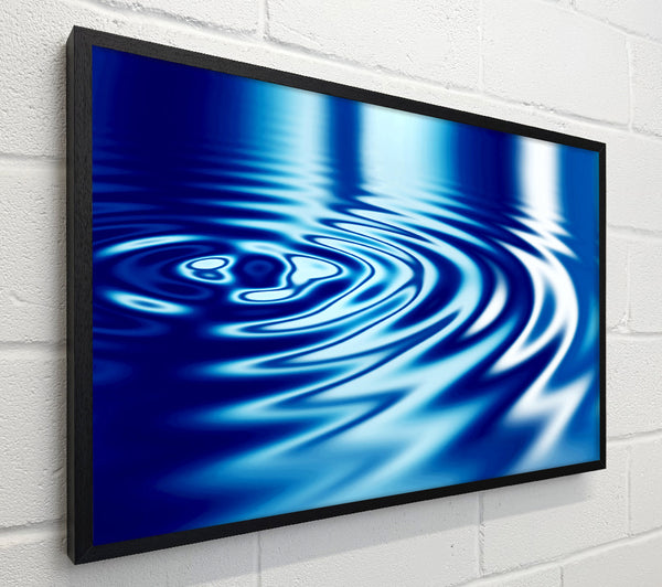 Liquid Blue Ripples