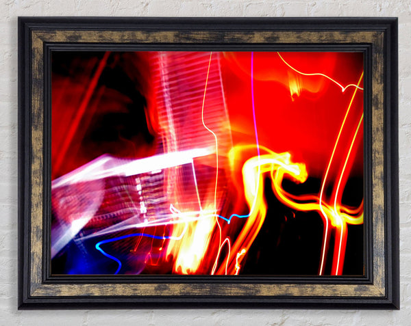 Liquid Dance Framed Print