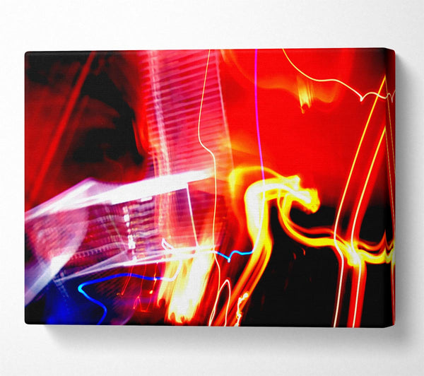  A Canvas Print of Liquid Dance Canvas Wall Art
