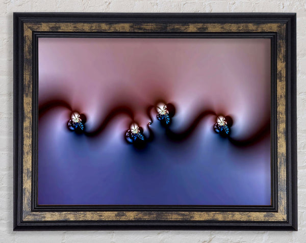 Liquid Diamond Framed Print
