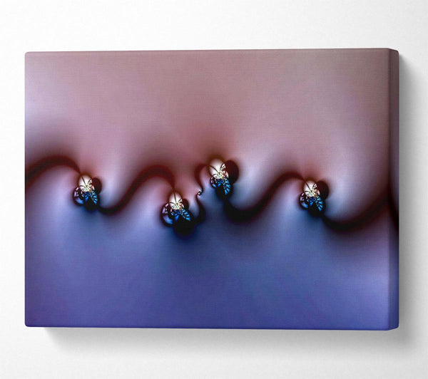  A Canvas Print of Liquid Diamond Canvas Wall Art