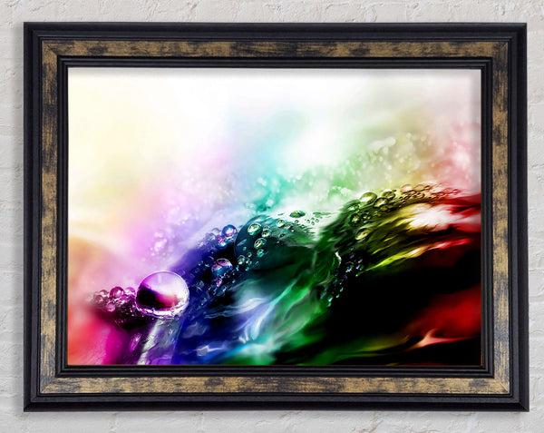 Liquid Diamonds Framed Print