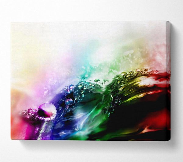  A Canvas Print of Liquid Diamonds Canvas Art