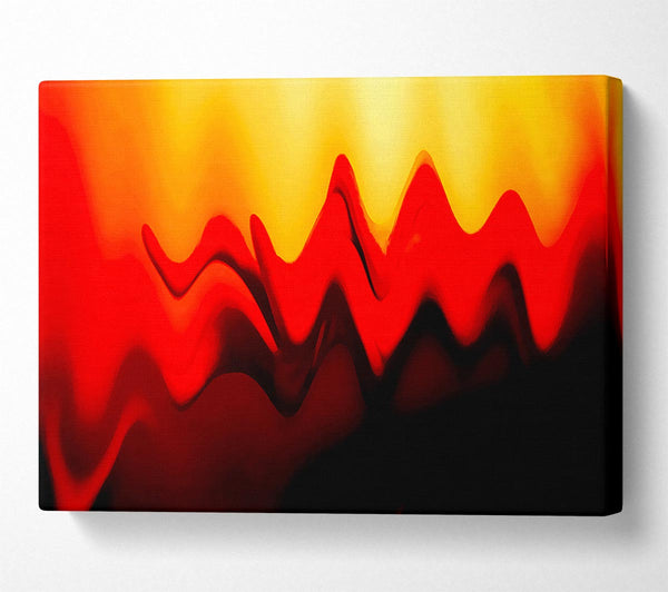  A Canvas Print of Liquid Fire Canvas Wall Art