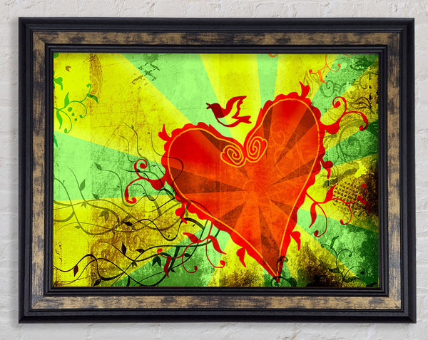 Love Of The Heart Framed Print