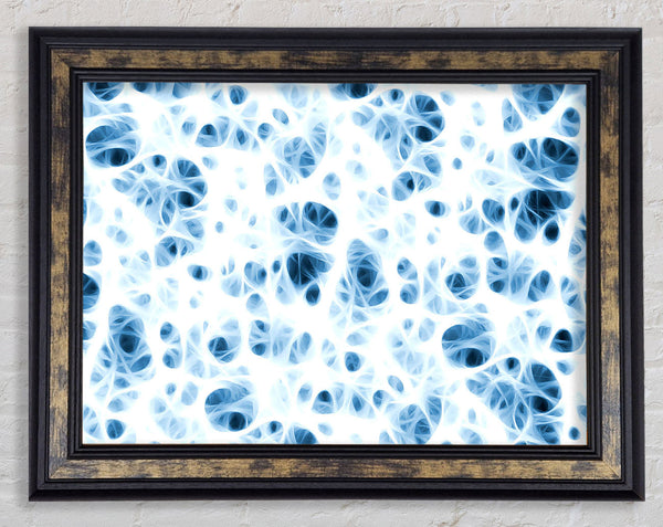 Magic Blue World Framed Print