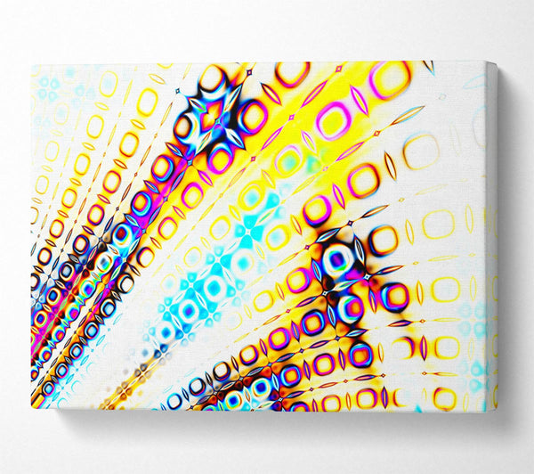  A Canvas Print of Movement Of Colour Canvas Wall Art