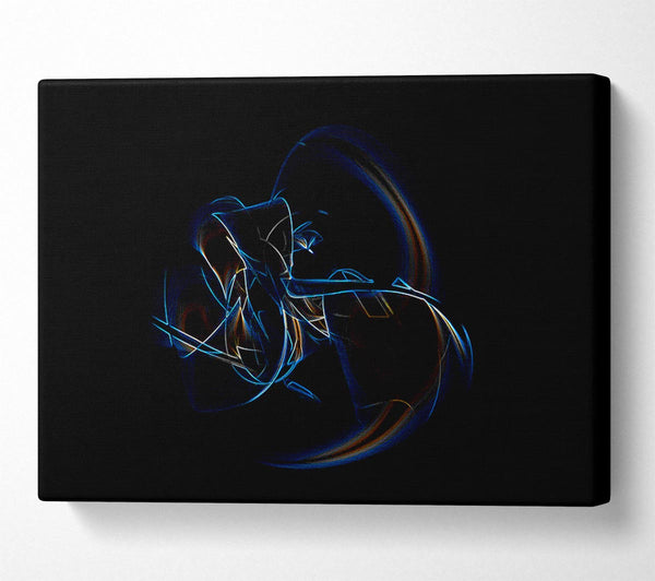  A Canvas Print of Neon Whisper Canvas Print