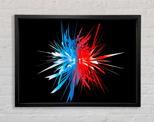 Opposite Spike Surprise Framed Print