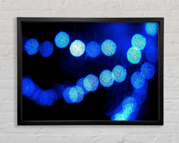 Orb Blues Framed Print
