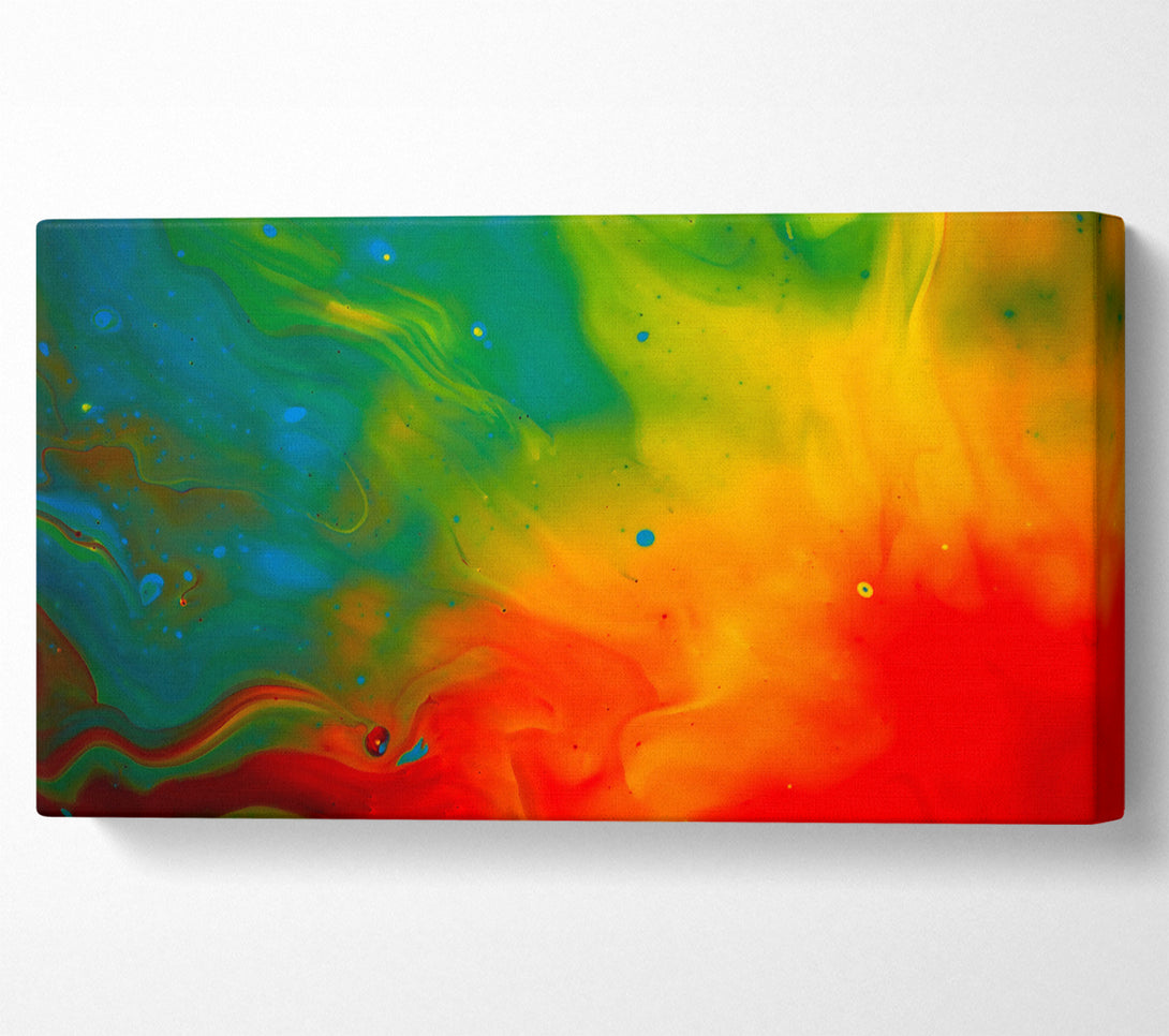  A Canvas Print of Paint Flames Canvas Art